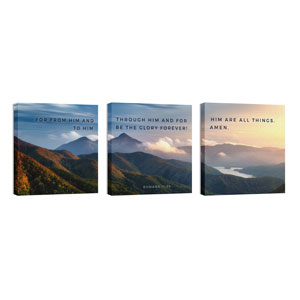 For Him Are All Things 24 x 24 Canvas Prints