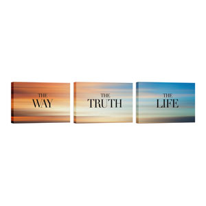 Way Truth Life Set 24in x 36in Canvas Prints