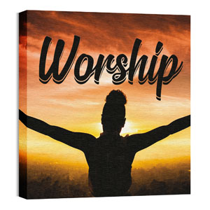Mod Purposes Worship 24 x 24 Canvas Prints