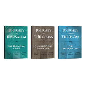 Easter Journey Trio 24in x 36in Canvas Prints