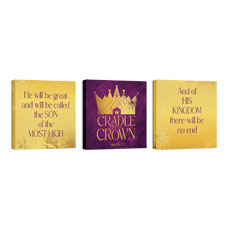 Cradle to Crown Triptych 