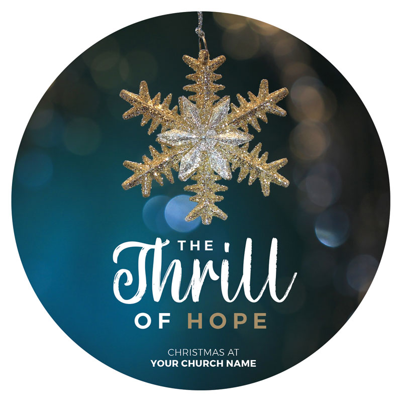 InviteCards, Christmas, Thrill Of Hope, 4 Circle