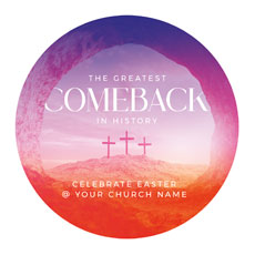 Outreach.com The Greatest Comeback In History Easter Sunday digital sermon series church kit small group study church personal invite cards invitation cards