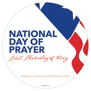 National Day of Prayer Logo Circle InviteCards 