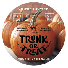 Trunk or Treat Pumpkin Carving 