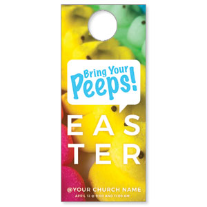 Bring Your Peeps DoorHangers