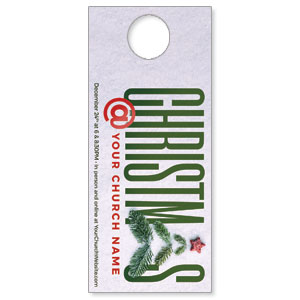 Christmas At Tree DoorHangers