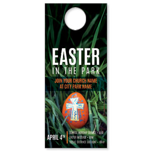 Easter In Park Grass DoorHangers