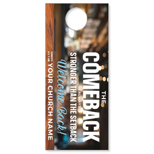 The Comeback DoorHangers