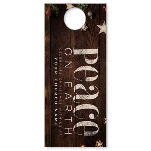 Peace On Earth Stars DoorHangers