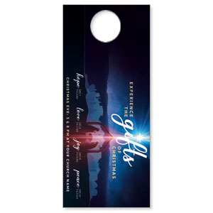 Experience the Gifts of Christmas DoorHangers