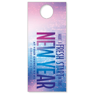 Fresh Start New Year DoorHangers