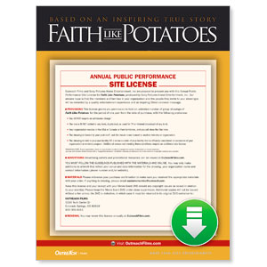 Faith Like Potatoes Digital Movie License