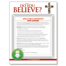 Do You Believe Movie License Package
