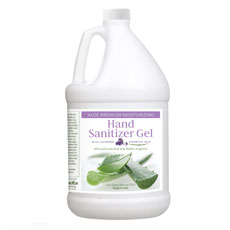 Gel Aloe Hand Sanitizer with Lavender in 1 Gallon Container (Single) 