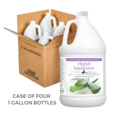 Liquid & Gel Blend Aloe Sanitizer for Touchless Dispensers in 1 Gallon Containers (Case of 4) 