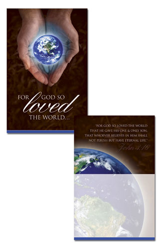 Outreach Booklets, Easter, God So Loved, 8 pages - 8.5 x 5.5 inches