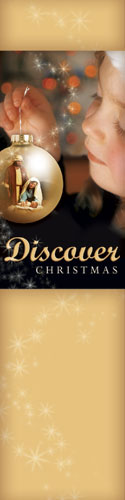 Banners, Christmas, Discover Christmas, 2' x 8'
