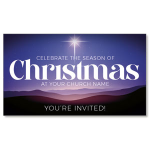 Advent Celebrate the Season Invite 2" x 3.5" Flat Invite