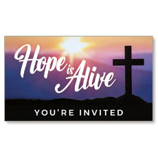 Hope Is Alive Sunrise Cross Invite 