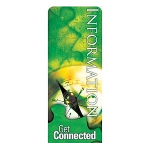Get Connected - Information 2'7" x 6'7" Sleeve Banners