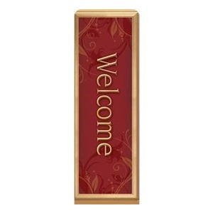 Frames Welcome 2' x 6' Sleeve Banner