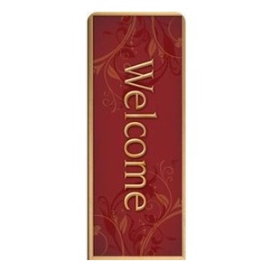 Frames Welcome 2'7" x 6'7" Sleeve Banners
