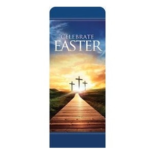 Easter Crosses Path 2'7" x 6'7" Sleeve Banners