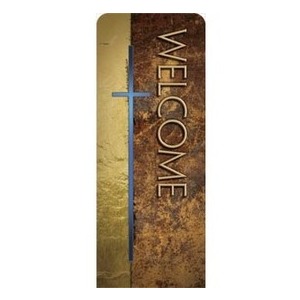 Leather Welcome 2'7" x 6'7" Sleeve Banners