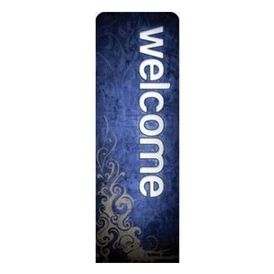 Adornment Welcome 2' x 6' Sleeve Banner