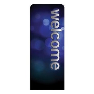 Sparkle Welcome 2'7" x 6'7" Sleeve Banners