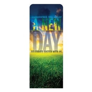 New Day Easter 2'7" x 6'7" Sleeve Banners