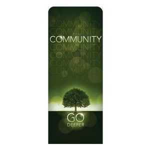 Deeper Roots Community 2'7" x 6'7" Sleeve Banners
