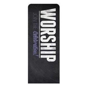 Slate Worship  2'7" x 6'7" Sleeve Banners