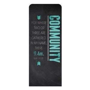 Slate Community 2'7" x 6'7" Sleeve Banners