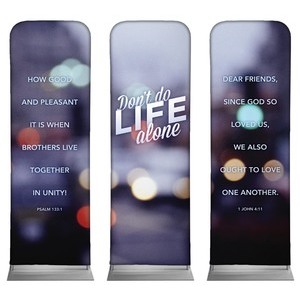 Life Alone  2 x 6 Sleeve Banner