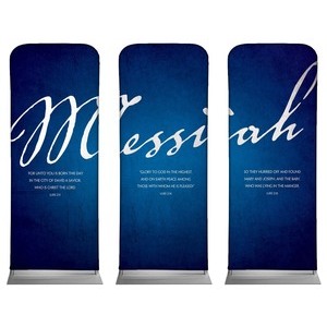 Messiah Triptych 2'7" x 6'7" Sleeve Banners