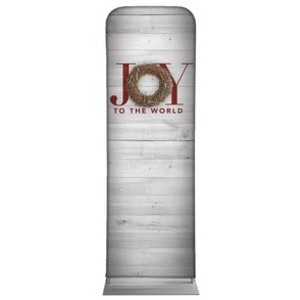 Joy Twig Wreath 2' x 6' Sleeve Banner