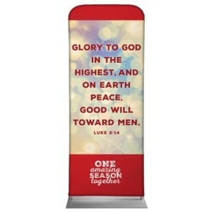 One Amazing Season Luke 2:14 2'7" x 6'7" Sleeve Banners