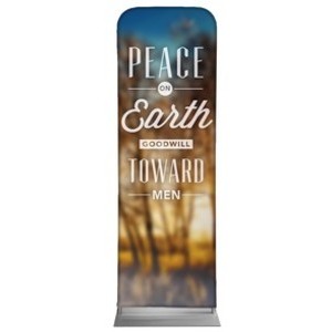 Glory and Peace R 2' x 6' Sleeve Banner