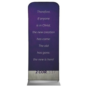 Color Block 2 Cor 5:17 2'7" x 6'7" Sleeve Banners