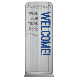 Painted Wood Welcome Banner - Church Banners - Outreach Marketing