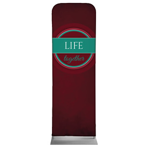 Together Circles Life 2' x 6' Sleeve Banner