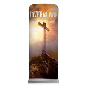 Love Has Won 2'7" x 6'7" Sleeve Banners