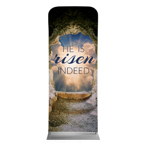 Risen Open Tomb 2'7" x 6'7" Sleeve Banners