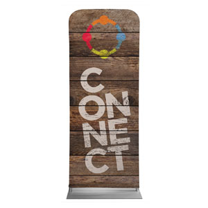 Shiplap Connect Natural 2'7" x 6'7" Sleeve Banners