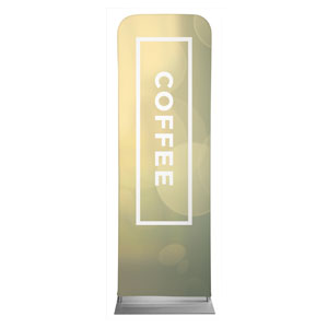 Shimmer Coffee 2' x 6' Sleeve Banner