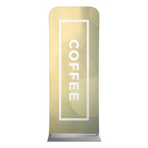 Shimmer Coffee 2'7" x 6'7" Sleeve Banners
