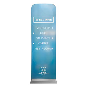 Shimmer Directional 2' x 6' Sleeve Banner