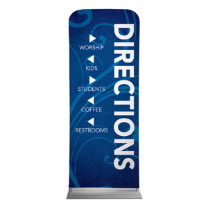 Flourish Directional 2'7" x 6'7" Sleeve Banners
